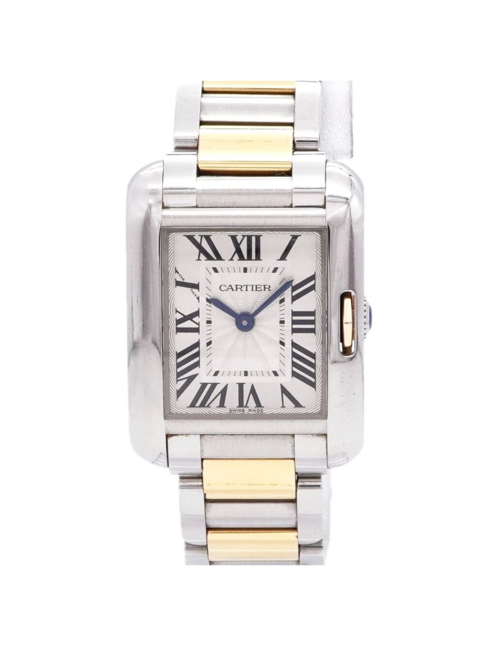 Cartier Tank Anglaise SM Silver Dial Watch